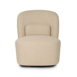 Cersei Swivel Chair - Merida Taupe | shipping 12/25/2026
