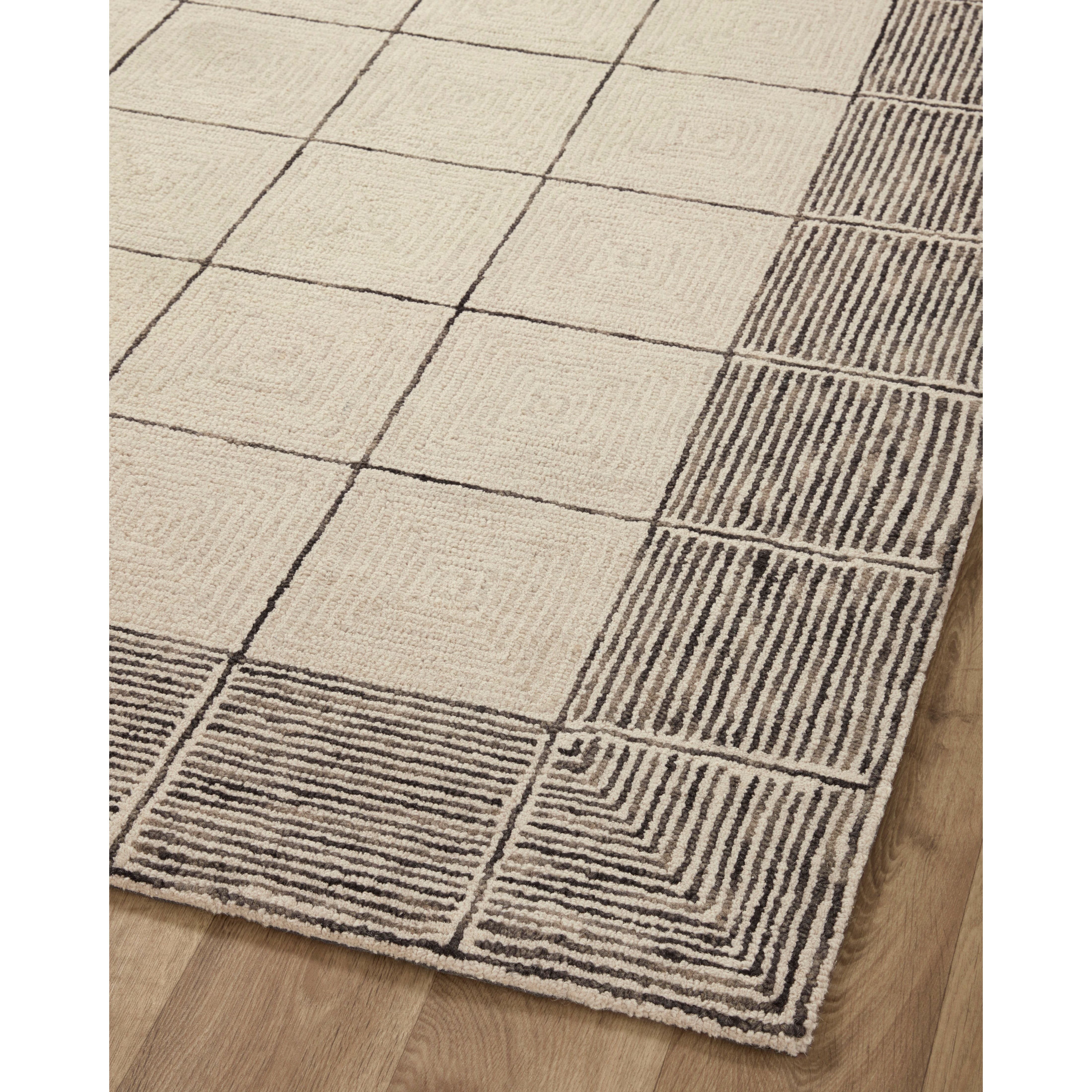 Featuring Chris Loves Julia x Loloi Francis Cream / Black Runner by Loloi at Amethyst Home. The unboring neutral. Picture perfect — we love the way this rug frames your furnishings.
It’s no coincidence that the pattern of the Francis Cream / Black rug for Chris Loves Julia x Loloi may remind you of tilework—it’s based on favorite flooring patterns of the couple, from tilework to parquet floo. Amethyst Home provides interior design services, furniture, rugs, and lighting in the Cheyenne metro area.