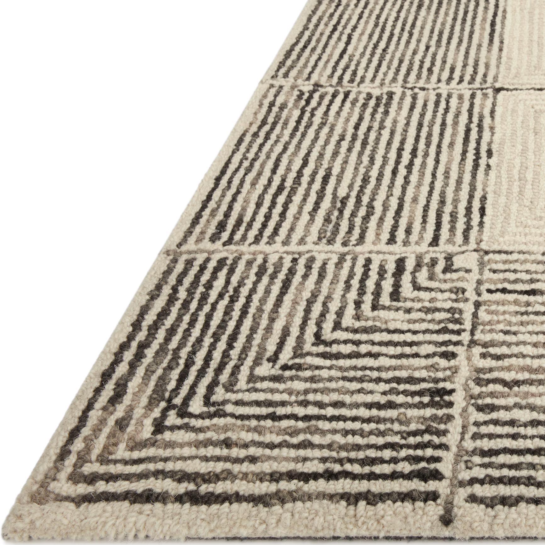 Featuring Chris Loves Julia x Loloi Francis Cream / Black Runner by Loloi at Amethyst Home. The unboring neutral. Picture perfect — we love the way this rug frames your furnishings.
It’s no coincidence that the pattern of the Francis Cream / Black rug for Chris Loves Julia x Loloi may remind you of tilework—it’s based on favorite flooring patterns of the couple, from tilework to parquet fl. Amethyst Home provides interior design services, furniture, rugs, and lighting in the Des Moines metro area.