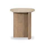 Christopher End Table - Taupe Travertine | shipping 10/25/2026