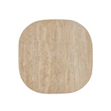 Christopher End Table - Taupe Travertine | shipping 10/25/2026