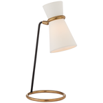 Featuring Clarkson Table Lamp Black and Brass by Visual Comfort at Amethyst Home. The Clarkson by AERIN presents a minimalist form and offers a variety of lighting positions. Soft, even lighting emanates from slender shades, while brass and matte details suggest a slightly dramatic flair. This is a sophisticated choice for hallways, home libraries, or bedrooms alike.
Overall Dime. Amethyst Home provides interior design, new construction, custom furniture, and area rugs in the Alpharetta metro area