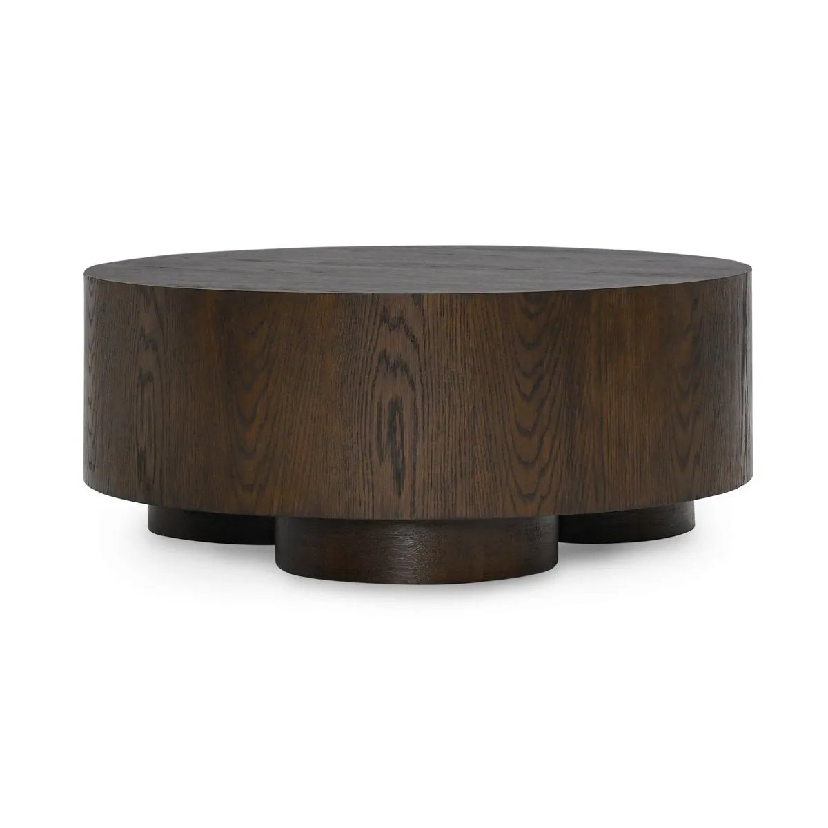 Runa Oak Veneer 42" Coffee Table Coffee Brown
