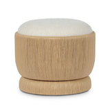 Claudius Accent Stool - Merida Natural | shipping 11/25/2026
