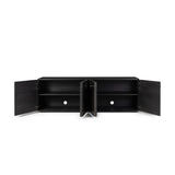 Clemens Media Console - Dark Espresso Reclaimed French Oak | shipping 12/25/2026