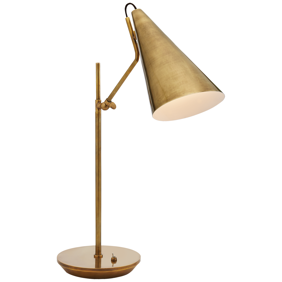 Clemente Table Lamp Hand-Rubbed Antique Brass | ready to ship!