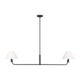 Featuring Colfax Medium Linear Chandelier Aged Iron by Visual Comfort at Amethyst Home. Elevate your space with the Colfax Medium Linear Chandelier. Its sleek, aged iron design exudes sophistication, while providing ample lighting with its multiple bulbs. Perfect for adding a touch of luxury to any room.
Overall Dimensions: 54.5" L x 54.5" W x 11.125" H. Amethyst Home provides interior design, new construction, custom furniture, and area rugs in the Austin metro area