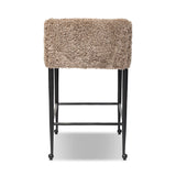 Corla Counter Stool - Taupe Shearling - Counter | shipping 11/25/2026