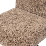 Corla Counter Stool - Taupe Shearling - Counter | shipping 11/25/2026