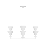 Featuring Cornet Large Chandelier Cast Plaster by Visual Comfort at Amethyst Home. Introducing our Cornet Large Chandelier, a statement piece for any luxurious space. Crafted from cast plaster, this chandelier exudes sophistication and elegance. With its intricate design and flawless construction, it will add an artistic touch to any room. Elevate your home decor with this exquisite c. Amethyst Home provides interior design, new construction, custom furniture, and area rugs in the Tampa metro area