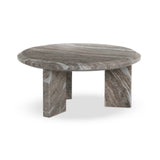 Dakota Nesting Coffee Table - Dark Taupe Marble Solid