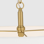 Featuring Danica Large Hanging Shade Burnished Brass by Visual Comfort at Amethyst Home. Illuminate your space with the Danica Large Hanging Shade in Burnished Brass. Crafted with a sophisticated and exclusive design, this luxurious shade adds an elegant touch to any room. With its premium materials and timeless charm, it is the perfect addition to your home decor collection.. Amethyst Home provides interior design, new construction, custom furniture, and area rugs in the Portland metro area