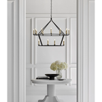 Featuring Darlana Large Two-Tiered Ring Chandelier Aged Iron by Visual Comfort at Amethyst Home. Elevate your space with the Darlana Large Two-Tiered Ring Chandelier. Crafted with aged iron, this chandelier adds a touch of luxury to any room. Its two-tiered design creates a statement piece while providing ample light. The perfect addition to any sophisticated and exclusive aesthetic.. Amethyst Home provides interior design, new construction, custom furniture, and area rugs in the Dallas metro area