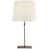 Featuring Dauphine Table Lamp Aged Iron by Visual Comfort at Amethyst Home. Illuminate your space with the Dauphine Table Lamp. Crafted from aged iron, this sophisticated lamp adds an elegant touch to any room. Let its warm glow and intricate design provide both functional lighting and visual artistry. Elevate your decor with this luxurious piece.
Overall Dimensions: 16" L x . Amethyst Home provides interior design, new construction, custom furniture, and area rugs in the Salt Lake City metro area