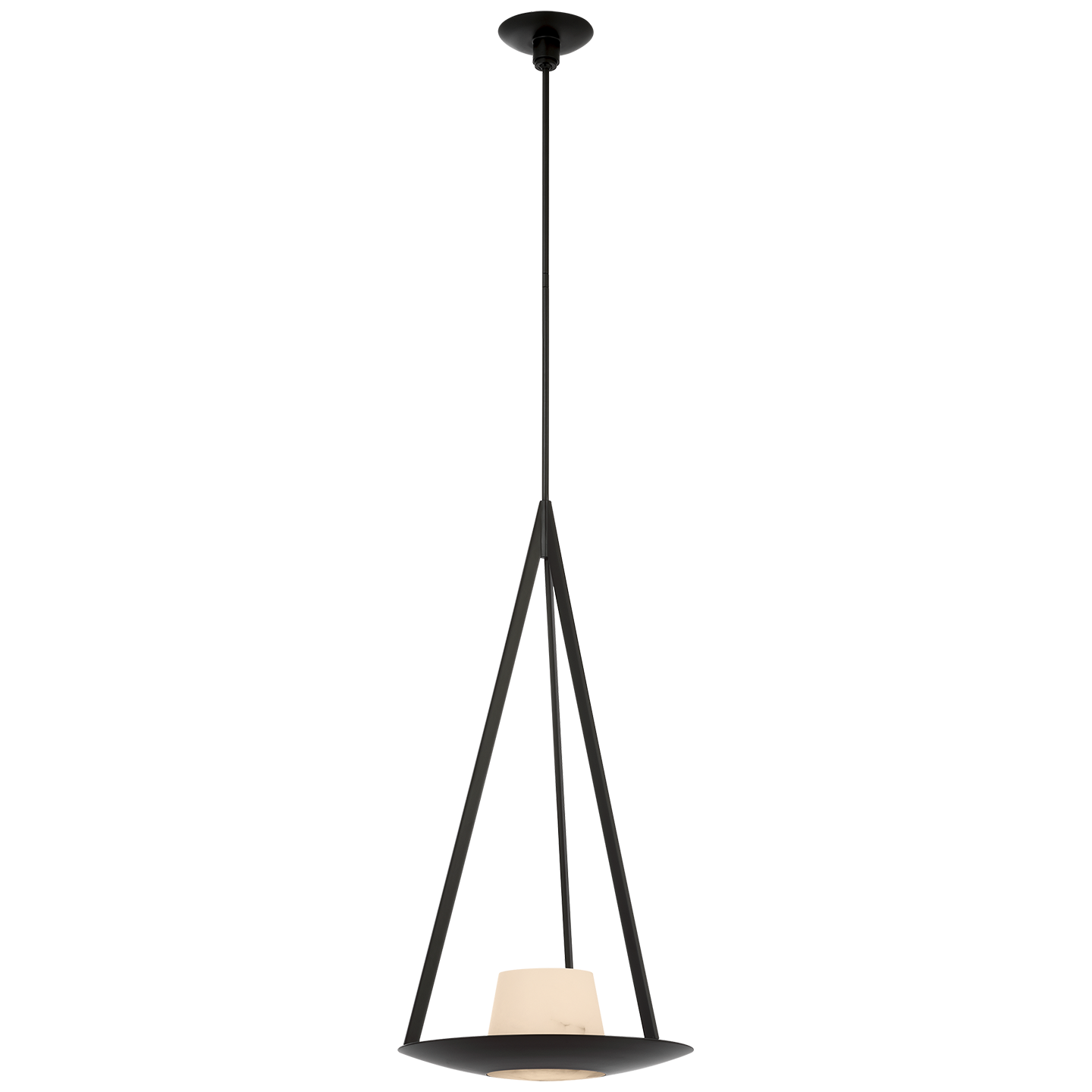 Featuring Divina 20" Pendant Modern Iron by Visual Comfort at Amethyst Home. Add an elegant touch to your home with the Divina 20" Pendant. This modern iron pendant is both sophisticated and exclusive, elevating any room's style. With its sleek design and premium materials, it will make a statement in any space. Gracefully illuminate your home with this luxurious pendant.
Overall . Amethyst Home provides interior design, new construction, custom furniture, and area rugs in the San Diego metro area