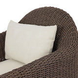 Doane Outdoor Swivel Chair - Vergo Cream