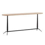 Featuring Fabiana Console Table by Dovetail at Amethyst Home. Expertly crafted with a sleek design, the Fabiana Console Table adds a touch of sophistication to any room. Its sturdy construction and sleek finish make it a durable and stylish addition to your home. Elevate your space with this versatile and elegant piece.
Overall Dimensions: 14" L x 71" W x . Amethyst Home provides interior design, new home construction design consulting, vintage area rugs, and lighting in the Alpharetta metro area.