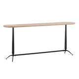 Featuring Fabiana Console Table by Dovetail at Amethyst Home. Expertly crafted with a sleek design, the Fabiana Console Table adds a touch of sophistication to any room. Its sturdy construction and sleek finish make it a durable and stylish addition to your home. Elevate your space with this versatile and elegant piece.
Overall Dimensions: 14" L x 71" W x . Amethyst Home provides interior design, new home construction design consulting, vintage area rugs, and lighting in the Alpharetta metro area.
