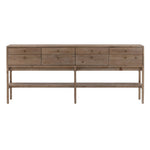 Featuring Gael Console Table by Dovetail at Amethyst Home. Introducing the stylish and versatile Gael Console Table. Constructed with high-quality materials, this table provides ample storage and adds a touch of sophistication to any room. Its sleek design and sturdy construction make it the perfect addition to your home or office.
Overall Dimensions: 17.5. Amethyst Home provides interior design, new home construction design consulting, vintage area rugs, and lighting in the Des Moines metro area.