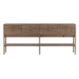 Featuring Gael Console Table by Dovetail at Amethyst Home. Introducing the stylish and versatile Gael Console Table. Constructed with high-quality materials, this table provides ample storage and adds a touch of sophistication to any room. Its sleek design and sturdy construction make it the perfect addition to your home or office.
Overall Dimensions: 17.5. Amethyst Home provides interior design, new home construction design consulting, vintage area rugs, and lighting in the Des Moines metro area.