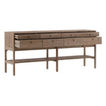 Featuring Gael Console Table by Dovetail at Amethyst Home. Introducing the stylish and versatile Gael Console Table. Constructed with high-quality materials, this table provides ample storage and adds a touch of sophistication to any room. Its sleek design and sturdy construction make it the perfect addition to your home or office.
Overall Dimensions: 1. Amethyst Home provides interior design, new home construction design consulting, vintage area rugs, and lighting in the Winter Garden metro area.