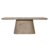 Featuring Marci Dining Table by Dovetail at Amethyst Home. Elevate your dining experience with the Marci Dining Table. Crafted with precision and attention to detail, this ready-to-ship table exudes sophistication and luxury. The perfect centerpiece for gatherings, the Marci Dining Table brings style and elegance to any occasion.
Overall Dimensions: 38"d x 79"w. Amethyst Home provides interior design, new home construction design consulting, vintage area rugs, and lighting in the Tampa metro area.