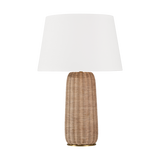 Featuring Dumar Large Table Lamp Blonde Rattan by Visual Comfort at Amethyst Home. Elevate your space with the Dumar Large Table Lamp in Blonde Rattan. This exquisite lamp adds warmth and style to any room, with its intricate rattan design and soft lighting. Perfect for creating a luxurious ambiance, while providing functional lighting for your home.
Overall Dimensions: 20" L. Amethyst Home provides interior design, new construction, custom furniture, and area rugs in the Salt Lake City metro area