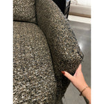 The Chloe Ivan Granite Media Lounger is the perfect seating for a cozy night in. Its spacious U-shaped design and performance fabric make it a comfortable and durable addition to your living room. Throw pillows add an extra layer of comfort and style. Amethyst Home provides interior design, new home construction design consulting, vintage area rugs, and lighting in the San Diego metro area.