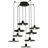 Eaves 8-Light Chandelier - Nightshade Black | shipping 09/21/2026