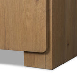 Eden Media Console - Aged Smoked Oak Veneer | shipping 12/10/2026