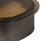 Efran Nesting Coffee Tables - Smoked Brown Cast Glass | shipping 09/15/2026