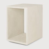 Featuring Elements Microcement Bedside Table by Ethnicraft at Amethyst Home. Elegant simplicity forms the basis of the Elements collection. Seamless and softened forms blend perfectly with textural character at the expert hands of artisans. Each piece offers a slightly unique identity with a high-performing, fine, earthy stone finish. Elements make a durable and stylish addition t. Amethyst Home provides interior design, new construction, custom furniture, and area rugs in the Calabasas metro area