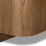Elle 4 Door Media Console - Tawny Oak Veneer