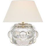 Elsa 12" Cordless Accent Lamp - Clear Glass | shipping 12/10/2026