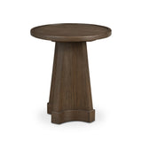 Ember End Table - Tumbled Brown Oak Veneer | shipping 01/10/2027