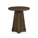 Ember End Table - Tumbled Brown Oak Veneer | shipping 01/10/2027