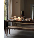 Featuring Bok Teak Bench by Ethnicraft at Amethyst Home. Reminiscent of a goat's curved horns, the Bok collection combines sculptural elegance and contemporary crafting into a graceful and airy form. The Bok bench will pair perfectly with the Bok dining table. But also, as a stand-alone against a wall, in a hallway, or at the end of a bed.Adjustable Feet : NoB. Amethyst Home provides interior design, new home construction design consulting, vintage area rugs, and lighting in the Austin metro area.