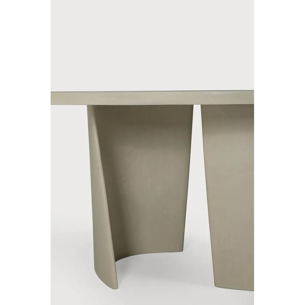 The Canyon masterfully captures the essence of fluid movement into a solid form. Mirroring the natural flow and balance of a canyon, this dining table features legs positioned to interact dynamically, creating a corresponding yet intriguing balance. Amethyst Home provides interior design, new home construction design consulting, vintage area rugs, and lighting in the San Diego metro area.