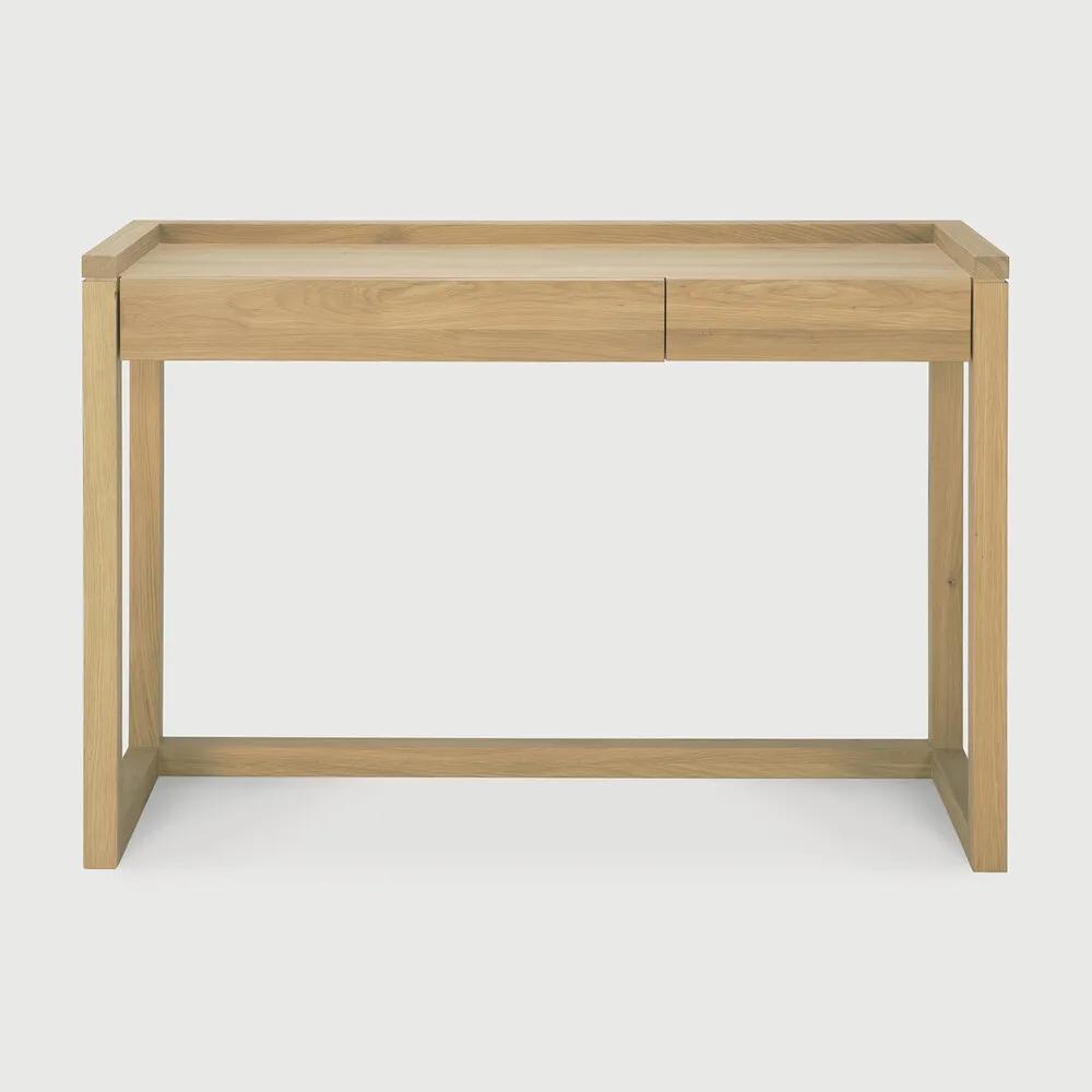 The Frame desk is compact and perfect for small spaces. The sleek drawers provide convenient storage for essential documents and stationery, and make it ideal as a console or work space Amethyst Home provides interior design, new home construction design consulting, vintage area rugs, and lighting in the Kansas City metro area.