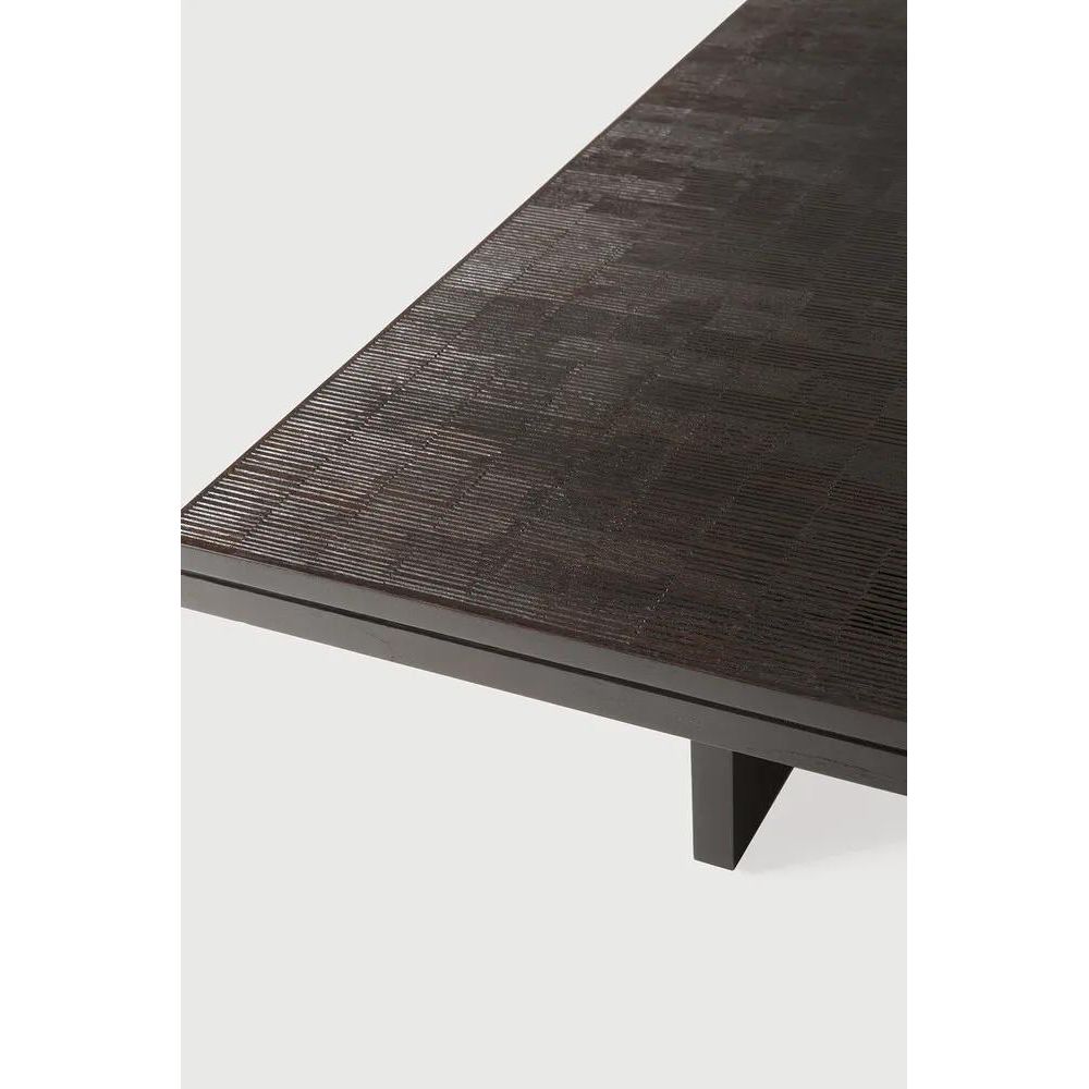 The Grooves coffee table brings a soulful element to a room. Every single line is hand carved, making each piece truly unique. Small imperfections are part of the story; even more so, they enhance Grooves' character. The result is a slightly different surface every time, each with its own rhythm and dynamics. Amethyst Home provides interior design, new home construction design consulting, vintage area rugs, and lighting in the Seattle metro area.
