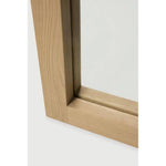 Frame your reflection with the elegant oak Light Frame mirror. Lean this full-length mirror against the wall, or mount it up vertically or horizontally. Tall and bold, this mirror handsomely adds brightness and stature to the living space Amethyst Home provides interior design, new home construction design consulting, vintage area rugs, and lighting in the Calabasas metro area.