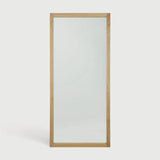 Frame your reflection with the elegant oak Light Frame mirror. Lean this full-length mirror against the wall, or mount it up vertically or horizontally. Tall and bold, this mirror handsomely adds brightness and stature to the living space Amethyst Home provides interior design, new home construction design consulting, vintage area rugs, and lighting in the Kansas City metro area.