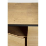 Featuring Monolit Sideboard by Ethnicraft at Amethyst Home. Practicality without sacrificing style. The contrasting characteristics of wood and the rectangular metal frame of the Monolit sideboard create a unique backdrop for all modern media equipment.
Dimensions: 20.5" L x 46" W x 33" H 
Adjustable Shelves : YesAnti-tipping mechanism : YesBrushed : This f. Amethyst Home provides interior design, new home construction design consulting, vintage area rugs, and lighting in the Nashville metro area.