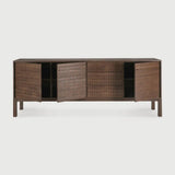 Sono, where antique-inspired craftsmanship meets modern elegance. This refined statement collection features hand-carved panels, offering functional storage behind classic beauty. Delicate casted brass handles elevate its look, making for a stunning addition to a room. Amethyst Home provides interior design, new home construction design consulting, vintage area rugs, and lighting in the Calabasas metro area.