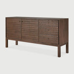 Sono, where antique-inspired craftsmanship meets modern elegance. This refined statement collection features hand-carved panels, offering functional storage behind classic beauty. Delicate casted brass handles elevate its look, making for a stunning addition to a room. Amethyst Home provides interior design, new home construction design consulting, vintage area rugs, and lighting in the Des Moines metro area.