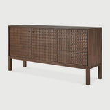 Sono, where antique-inspired craftsmanship meets modern elegance. This refined statement collection features hand-carved panels, offering functional storage behind classic beauty. Delicate casted brass handles elevate its look, making for a stunning addition to a room. Amethyst Home provides interior design, new home construction design consulting, vintage area rugs, and lighting in the Des Moines metro area.