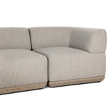 Evander Outdoor 5 Pc Sectional - Ramiro Ecru