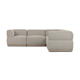Evander Outdoor 5 Pc Sectional - Ramiro Ecru