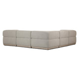 Evander Outdoor 5 Pc Sectional - Ramiro Ecru