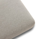 Evander Outdoor Ottoman Piece - Ramiro Ecru